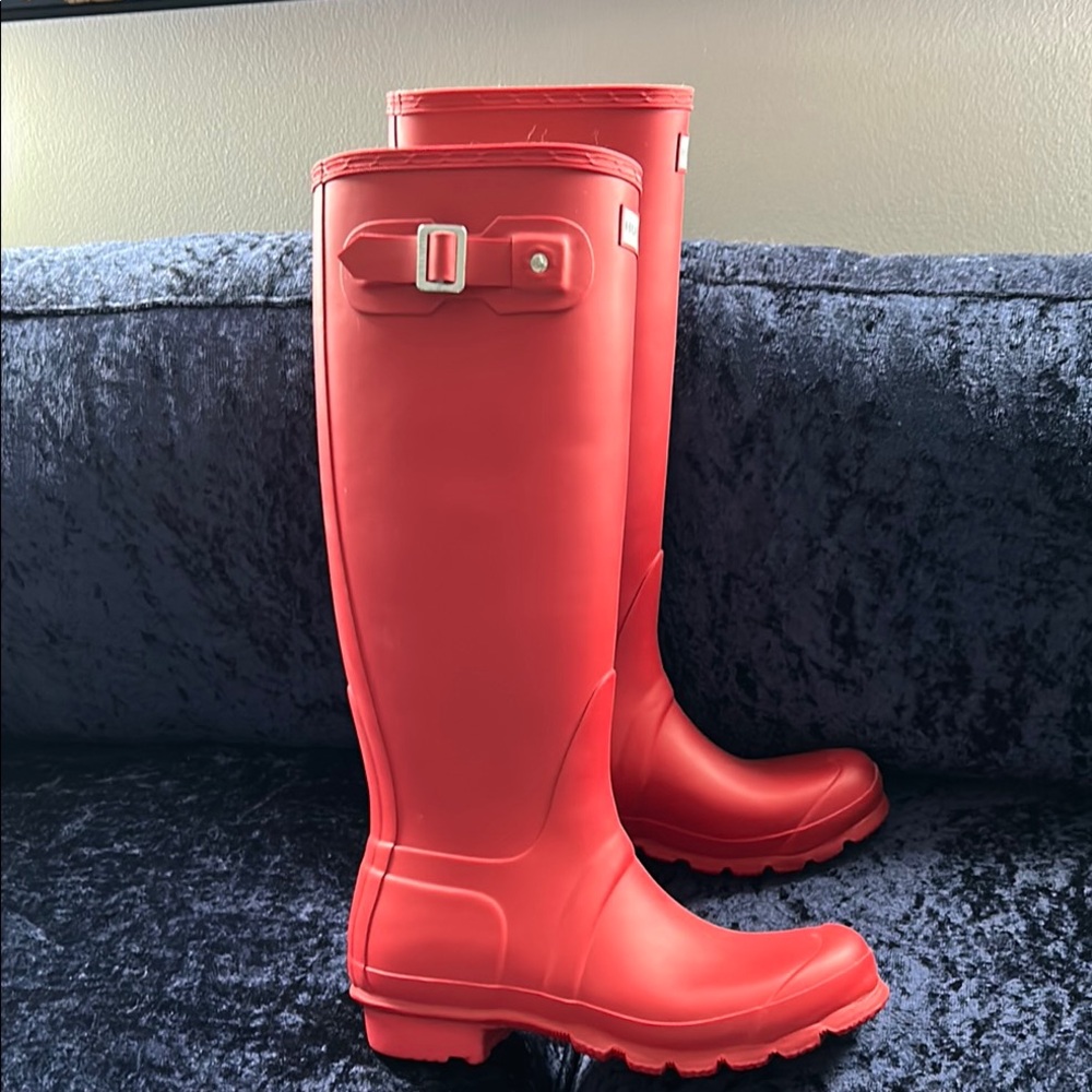 Hunter Women's Red Winter & Rain Boots